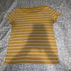 Yellow & White striped shirt